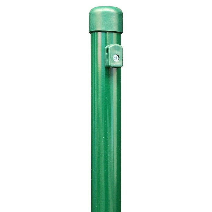Alberts Zaunpfosten (Höhe: 1 665 mm, Breite: 38 mm, Grün, Stahl) | BAUHAUS