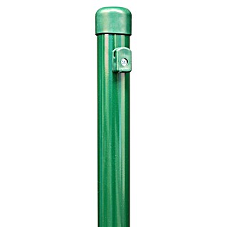 Alberts Zaunpfosten (Höhe: 1 665 mm, Breite: 38 mm, Grün, Stahl)