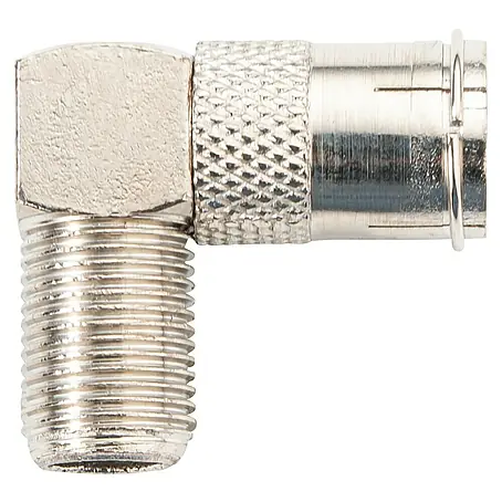 Schwaiger  SAT-Adapter Winkel F-Quick- auf F-Buchse