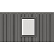 Gardol Spremište Cubus  (Vanjska dimenzija uklj. krovni prevjes (Š x D): 230 x 230 cm, Metal, Crna) | BAUHAUS