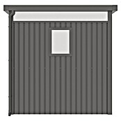 Gardol Spremište Cubus  (Vanjska dimenzija uklj. krovni prevjes (Š x D): 230 x 230 cm, Metal, Crna) | BAUHAUS