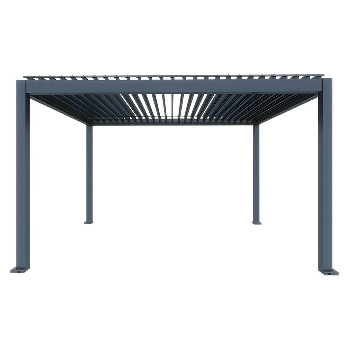 Paviljon s letvicama Model Y  (Š x D: 2.893 x 4.000 mm, Boja stalka: Antracit, Aluminij) | BAUHAUS
