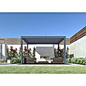 Paviljon z lamelami Model Y  (Š x G: 2.893 x 4.000 mm, Barva ogrodja: Antracit, Aluminij) | 8298 - Gartenzelte/Pavillons | ICFA - Sonnenschutz | ICF - Sonnenschutz | IC - Freizeit im Garten | I - Stadtgarten | BAUHAUS