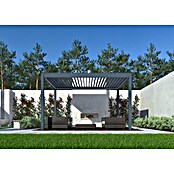 Paviljon z lamelami Model Y  (Š x G: 2.893 x 4.000 mm, Barva ogrodja: Antracit, Aluminij) | 8298 - Gartenzelte/Pavillons | ICFA - Sonnenschutz | ICF - Sonnenschutz | IC - Freizeit im Garten | I - Stadtgarten | BAUHAUS