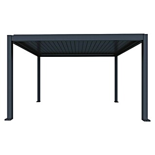 Paviljon s letvicama Model Y (Š x D: 2.893 x 4.000 mm, Boja stalka: Antracit, Aluminij)