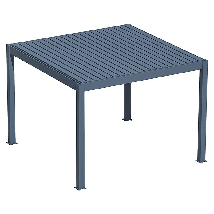 Paviljon s letvicama Model Y  (Š x D: 2.863 x 2.863 mm, Boja stalka: Antracit, Aluminij) | BAUHAUS