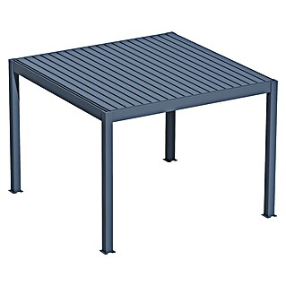 Paviljon s letvicama Model Y (Š x D: 2.863 x 2.863 mm, Boja stalka: Antracit, Aluminij)