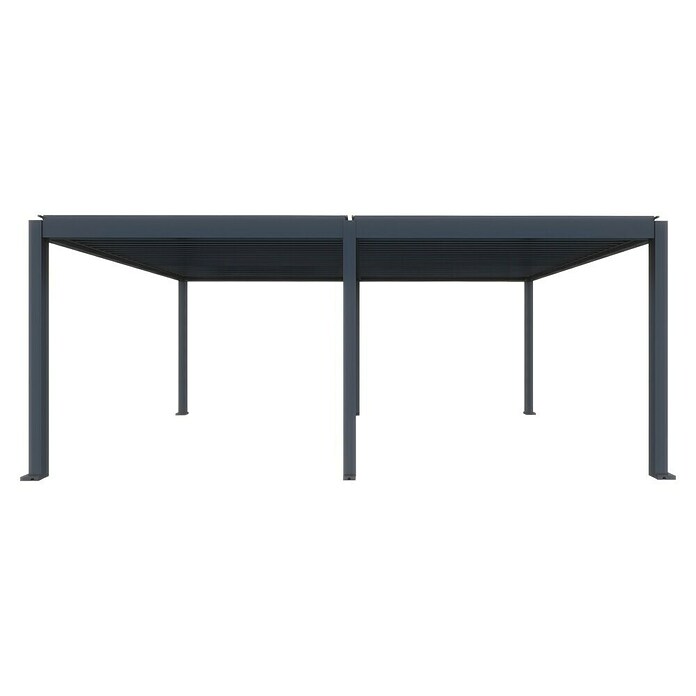 Paviljon s letvicama Model Y  (Š x D: 5.630 x 2.860 mm, Boja stalka: Antracit, Aluminij) | BAUHAUS