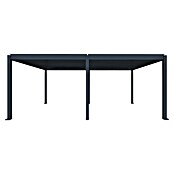 Paviljon s letvicama Model Y  (Š x D: 5.630 x 2.860 mm, Boja stalka: Antracit, Aluminij) | BAUHAUS