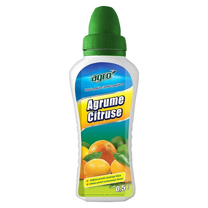 Agro Tekuće gnojivo za agrume  (1 Kom., NPK (5-6-6) + Fe (0,02), 500 ml) | BAUHAUS