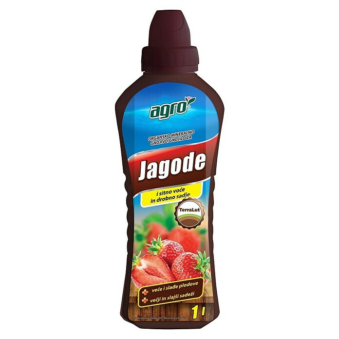 Agro Tekoče gnojilo za jagode  (NPK (7-4-9), 1 l) | 7515 - Flüssigdünger | IAHC - Dünger | IAH - Dünger / Pflanzenschutz | IA - Gartenhartware | I - Stadtgarten | BAUHAUS