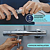 Grohe Handbrause Vitalio SmartActive 130 Cube (Anzahl Funktionen: 3 Stk., Chrom, Quadratisch) | BAUHAUS