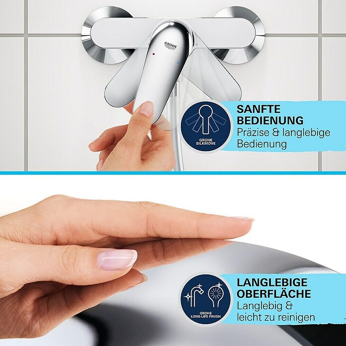 Grohe QuickFix Badkraan (Glanzend, Messing) | BAUHAUS