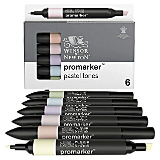 Winsor & Newton Set promarkera Pro (Pastelna, 6 -dij., 2 vrha)