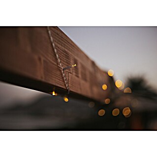 New Garden Guirnalda solar LED Luceo (Para exterior, 10 cm, Blanco cálido)