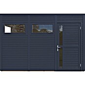 Bertilo Gartenhaus Cubus 3 (Außenmaß inkl. Dachüberstand (B x T): 240 x 336 cm, Holz, Anthrazit) | BAUHAUS