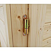 Bertilo Gartenhaus Melrose (Außenmaß inkl. Dachüberstand (B x T): 246 x 214 cm, Holz, Natur) | BAUHAUS