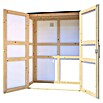 Bertilo Gartenschrank HPL Terrace (Außenmaß inkl. Dachüberstand (B x T): 75 x 155 cm, Holz, Anthrazit, Firsthöhe: 193 cm) | BAUHAUS