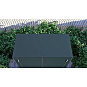 Bertilo Gartenschrank HPL Terrace (Außenmaß inkl. Dachüberstand (B x T): 75 x 155 cm, Holz, Anthrazit, Firsthöhe: 193 cm) | BAUHAUS