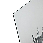 Spiegel City (140 x 50 cm, Schwarz/Weiß)