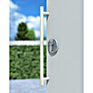Bertilo Gartenschrank HPL Terrace (Außenmaß inkl. Dachüberstand (B x T): 75 x 155 cm, Holz, Silbergrau, Firsthöhe: 193 cm) | BAUHAUS
