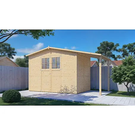 Bertilo  Gartenhaus Plexi Apex 4 Plus