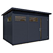 Bertilo Gartenhaus Pentus 3 (Außenmaß inkl. Dachüberstand (B x T): 265 x 259 cm, Holz, Anthrazit) | BAUHAUS