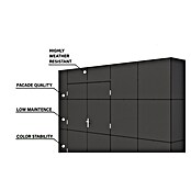 Bertilo Gerätehaus HPL 2 (Außenmaß inkl. Dachüberstand (B x T): 236 x 345 cm, Holz, Braun) | BAUHAUS
