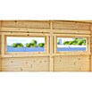 Bertilo Gartenhaus Cubus 3 Office (Außenmaß inkl. Dachüberstand (B x T): 240 x 336 cm, Holz, Naturbelassen) | BAUHAUS