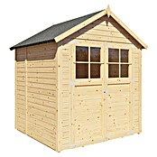 Bertilo Gartenhaus Osterbek (Außenmaß inkl. Dachüberstand (B x T): 191 x 202 cm, Holz, Natur) | BAUHAUS