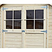 Bertilo Gartenhaus Osterbek (Außenmaß inkl. Dachüberstand (B x T): 191 x 259 cm, Holz, Natur) | BAUHAUS