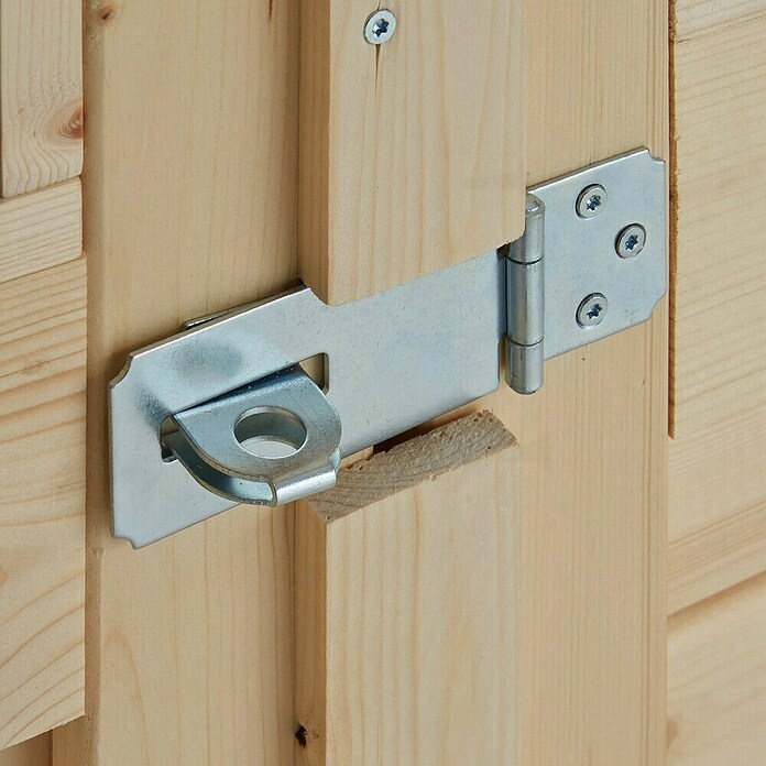 Bertilo Gartenhaus Osterbek (Außenmaß inkl. Dachüberstand (B x T): 191 x 259 cm, Holz, Natur) | BAUHAUS