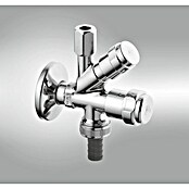 Grohe Geräteventil WAS-Kombi (½″, Verchromt)