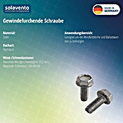 Solavento Schraube (Metall, Geeignet für: Flachdach) | BAUHAUS
