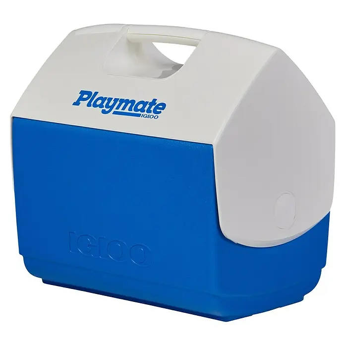 Igloo Kühlbox - 15 l, L x B x H: 40,3 x 25,9 x 37,8 cm, Blau/Weiß - Blaue und weiße Playmate Igloo Kühlbox, ideal für Ausflüge und Picknicks.