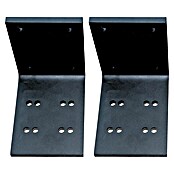 Deckenadapter ALT-ET-DA (175 x 130 x 175 mm, Tiefschwarz, Passend für: Sunfun Vollkassettenmarkisen Elba) | BAUHAUS