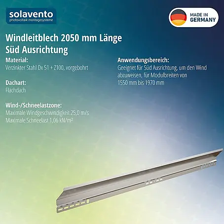 Solavento  Windschutzblech