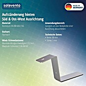 Solavento Aufständerung hinten (Geeignet für: Flachdach) | BAUHAUS