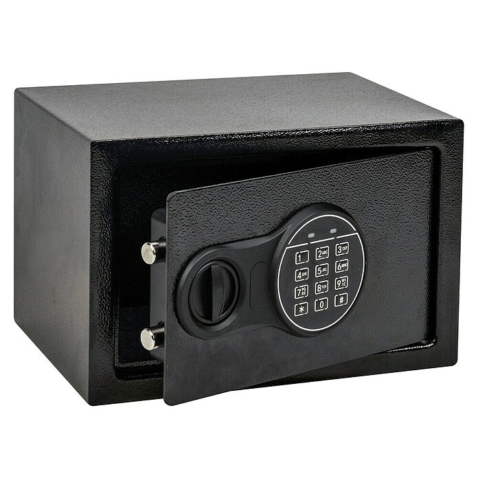 Möbeltresor Security Box 65 (L x B x H: 31 x 20 x 20 cm, Elektronisches Zahlenschloss, Schwarz) | BAUHAUS