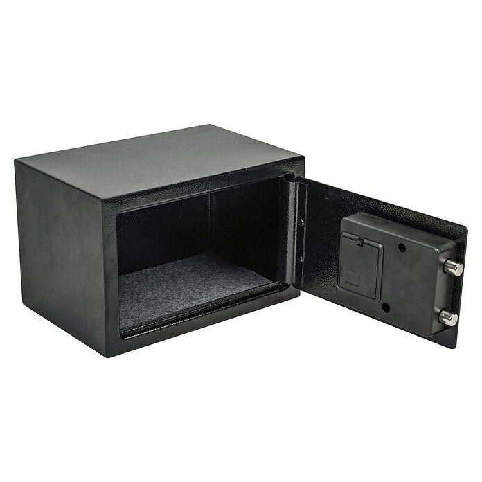 Möbeltresor Security Box 65 (L x B x H: 31 x 20 x 20 cm, Elektronisches Zahlenschloss, Schwarz) | BAUHAUS