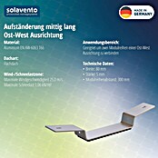 Solavento Verbindungselement (Ost-West-Ausrichtung Lang, Geeignet für: Flachdach) | BAUHAUS
