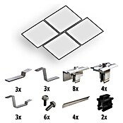 Solavento Befestigungs-Set (Passend für: 4 Solarmodule, Witterungsbeständig, Geeignet für: Flachdach, Gesamtstückzahl: 33 Stk.) | BAUHAUS