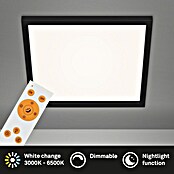 Briloner LED-Panel (24 W, L x B x H: 44,5 x 44,5 x 8 cm, Schwarz, Warmweiß) | BAUHAUS