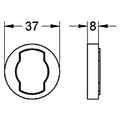 Grohe Ausgleichsring Euphoria / Tempesta (Passend für: Euphoria und Tempesta Duschsysteme mit Thermostat, Kunststoff) | BAUHAUS
