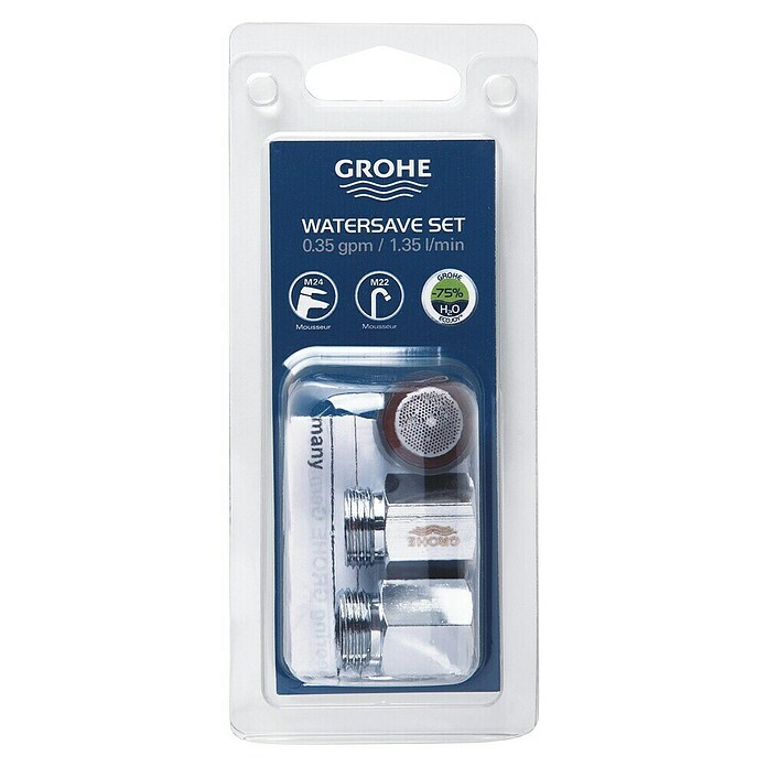 Grohe Wasserspar-Set (⅜″, Durchflussmenge: 1,35 l/min) | BAUHAUS