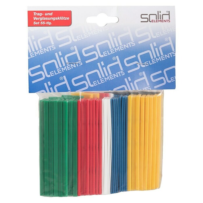 Solid Elements Trag- & Verglasungsklötze (55 Stk., Passend für: Fenster- und Türenmontage) | BAUHAUS