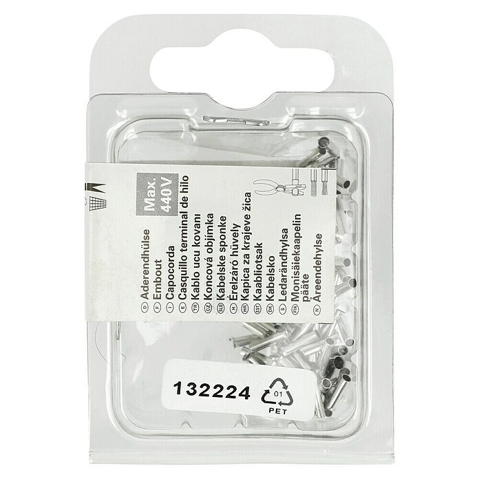 Aderendhülse (1,5 mm² x 8 mm, 100 Stk.)