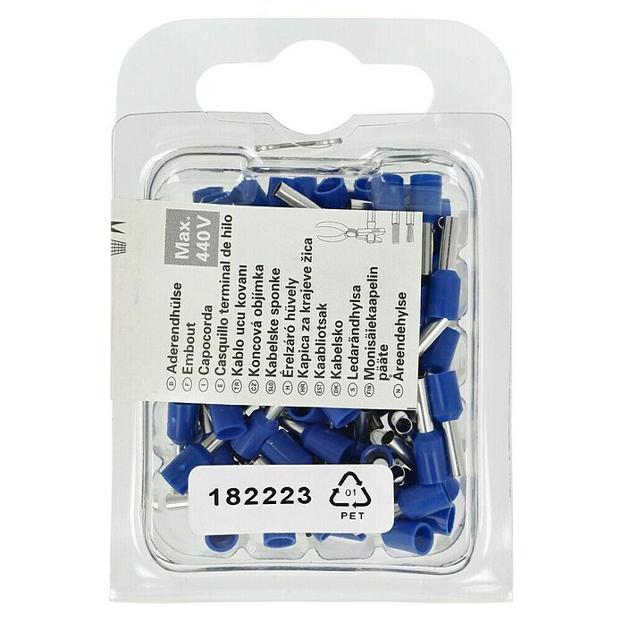 Voltomat Puntera hueca (2,5 mm² x 8 mm, 100 uds.)