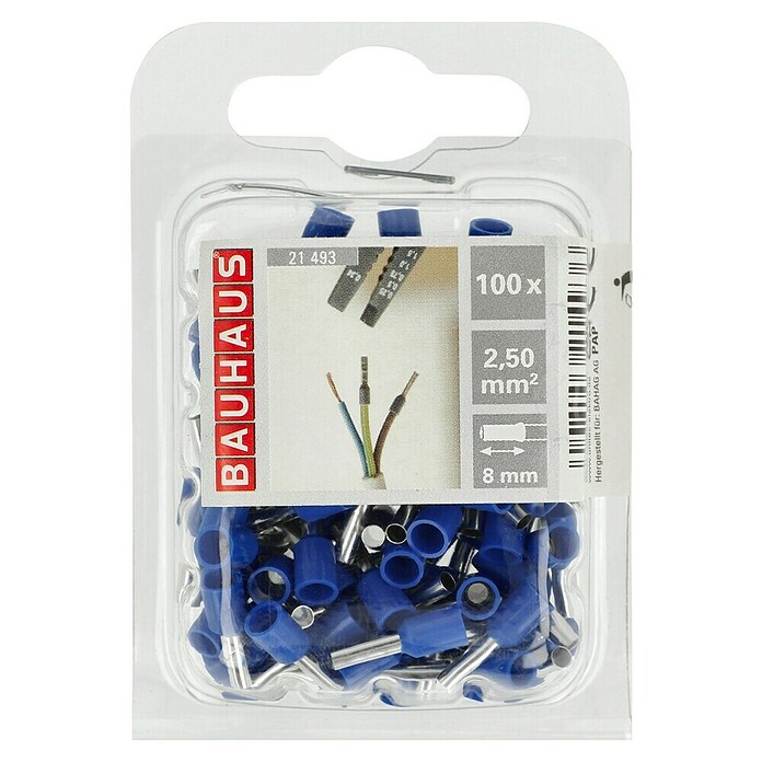 Voltomat Puntera hueca (2,5 mm² x 8 mm, 100 uds.)