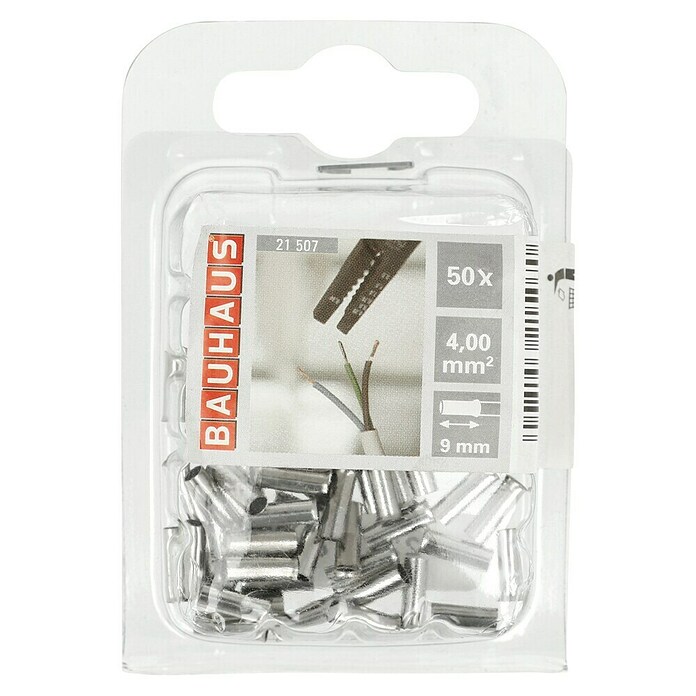 Puntera hueca (4 mm² x 8 mm, 50 uds.)